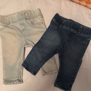 Kids Denim Jeans Set - Light Blue and Dark Blue